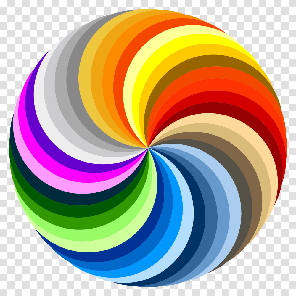 Color Pinwheel, Tape, Logo Transparent Png