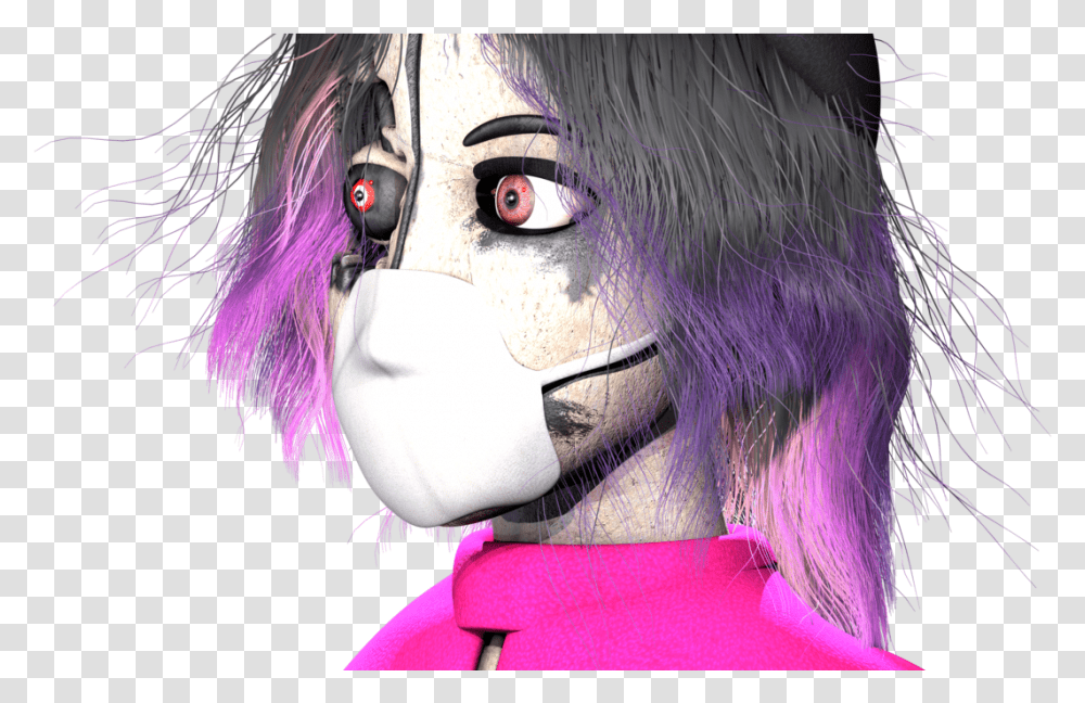 Color Powder Explosion Girl, Person, Head, Face, Mask Transparent Png