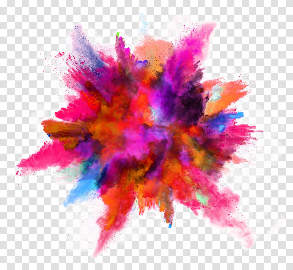 Color Powder Explosion, Purple, Pattern Transparent Png
