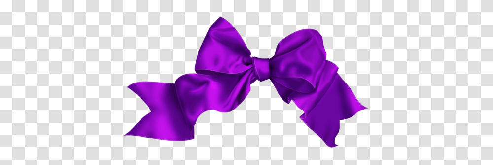 Color Purple Bows Ribbon And Bow Clipart, Tie, Accessories, Accessory, Necktie Transparent Png
