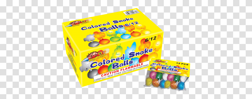 Color Smoke Ball Clay 12's Red Rhino Wholesale Fireworks Toy, Gum, Food, Candy Transparent Png