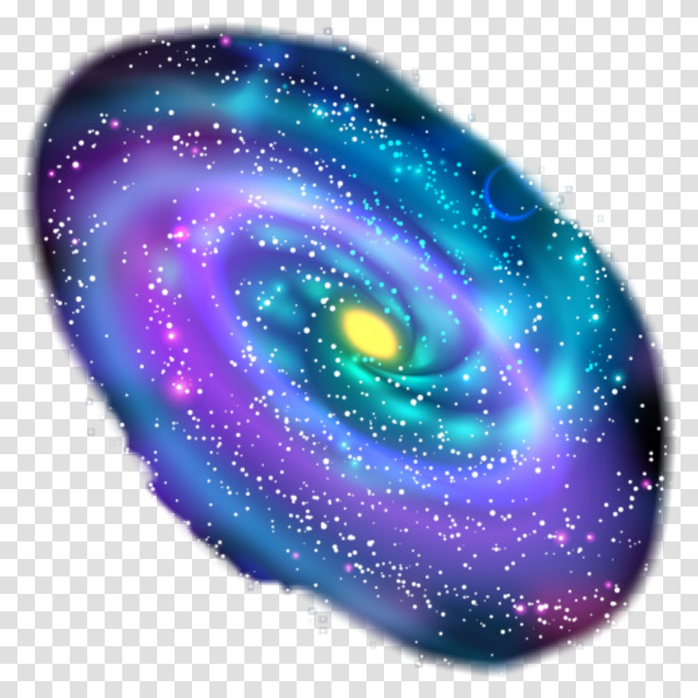 Color Spiral Galaxy Stars Sticker By Valeria Gercke Beautiful Galaxy Color, Astronomy, Outer Space, Nature, Balloon Transparent Png