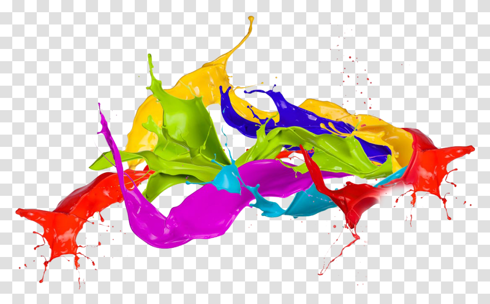 Color Splash Holi Image High Quality Color Ink Splash, Plot, Paint Container Transparent Png