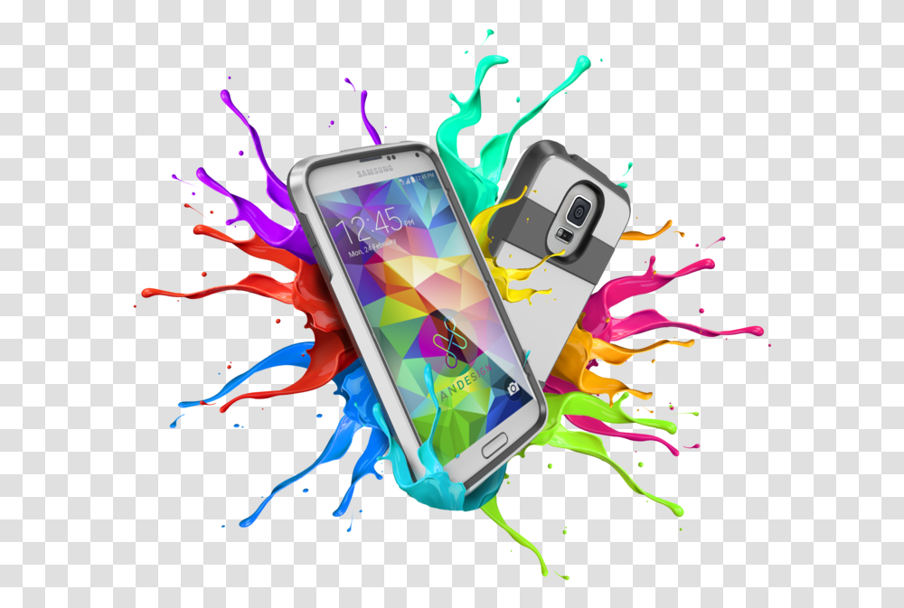 Color Splash, Mobile Phone, Electronics, Cell Phone Transparent Png