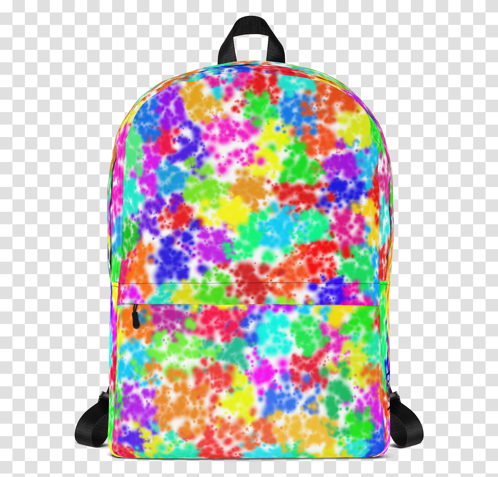 Color Splat Backpack Backpack, Purple, Food, Swimwear Transparent Png