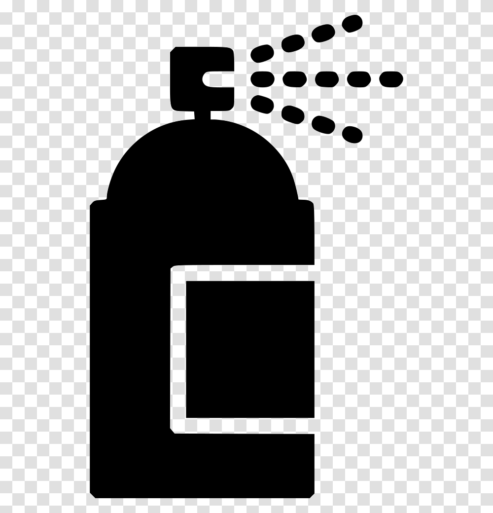 Color Spray Icon Free Download, Electronics, Stencil, Silhouette, Monitor Transparent Png