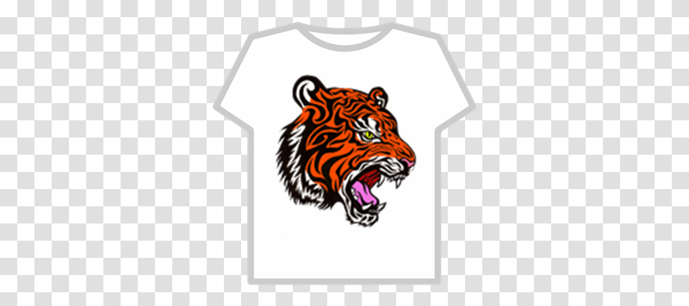 Color Tattoopngfile Roblox Roblox Biggerhead Demon, Clothing, Apparel, Tiger, Wildlife Transparent Png