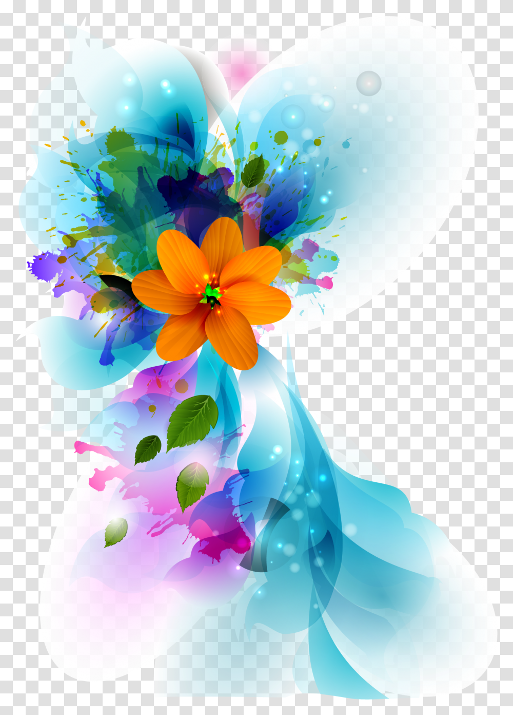Color Wallpaper Encapsulated Flora Flower Vector Background, Graphics, Art, Floral Design, Pattern Transparent Png