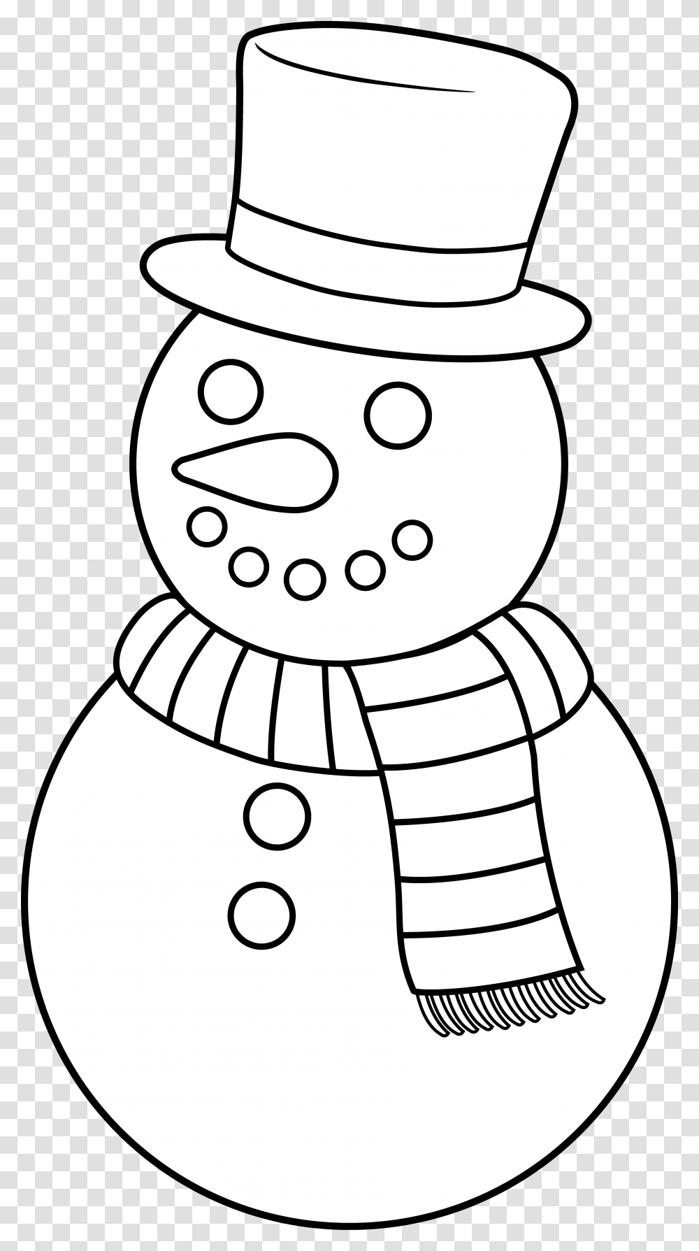 Colorable Christmas Snowman Snowman Clipart Black And White, Wedding Cake, Dessert, Food, Winter Transparent Png