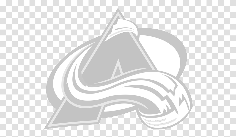 Colorado Avalanche White Logo Download Black Colorado Nhl Hockey Team Logos, Apparel, Hat, Footwear Transparent Png