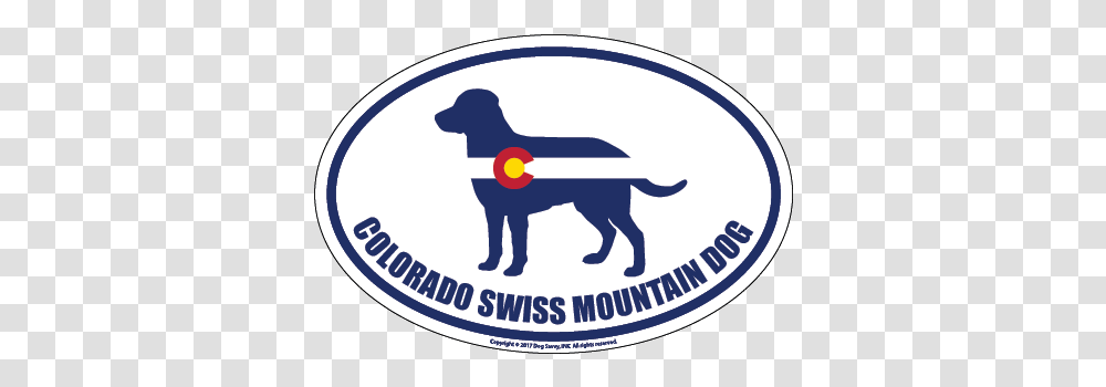 Colorado Breed Sticker Swiss Mountain Dog Dog Supply, Label, Text, Logo, Symbol Transparent Png
