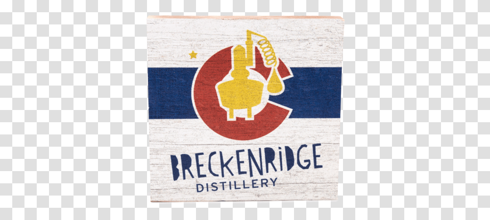 Colorado Flag Breckenridge Distillery, Poster, Advertisement, Label Transparent Png
