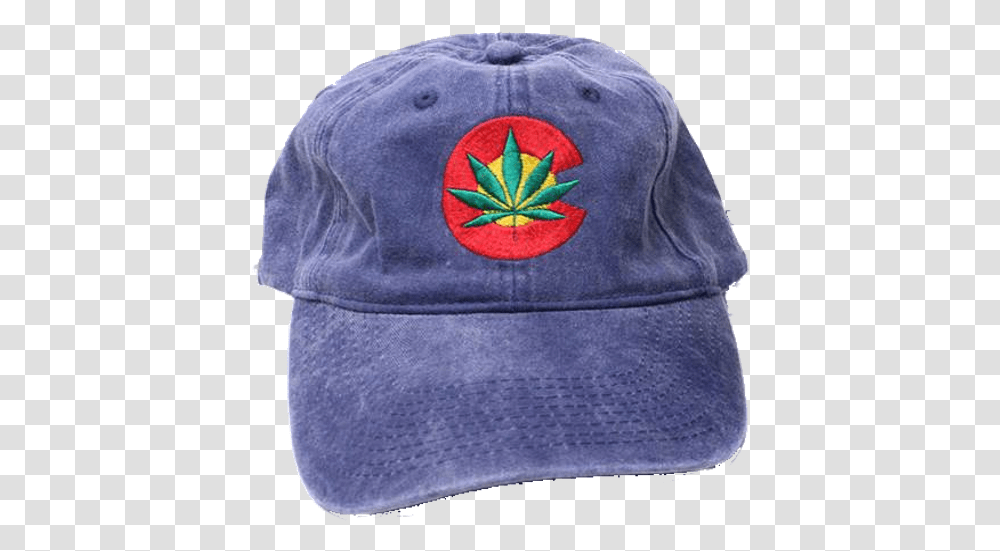 Colorado Flag Leaf Baseball Cap Hats Cotton Blend Weed Mj Unisex, Clothing, Apparel, Person Transparent Png