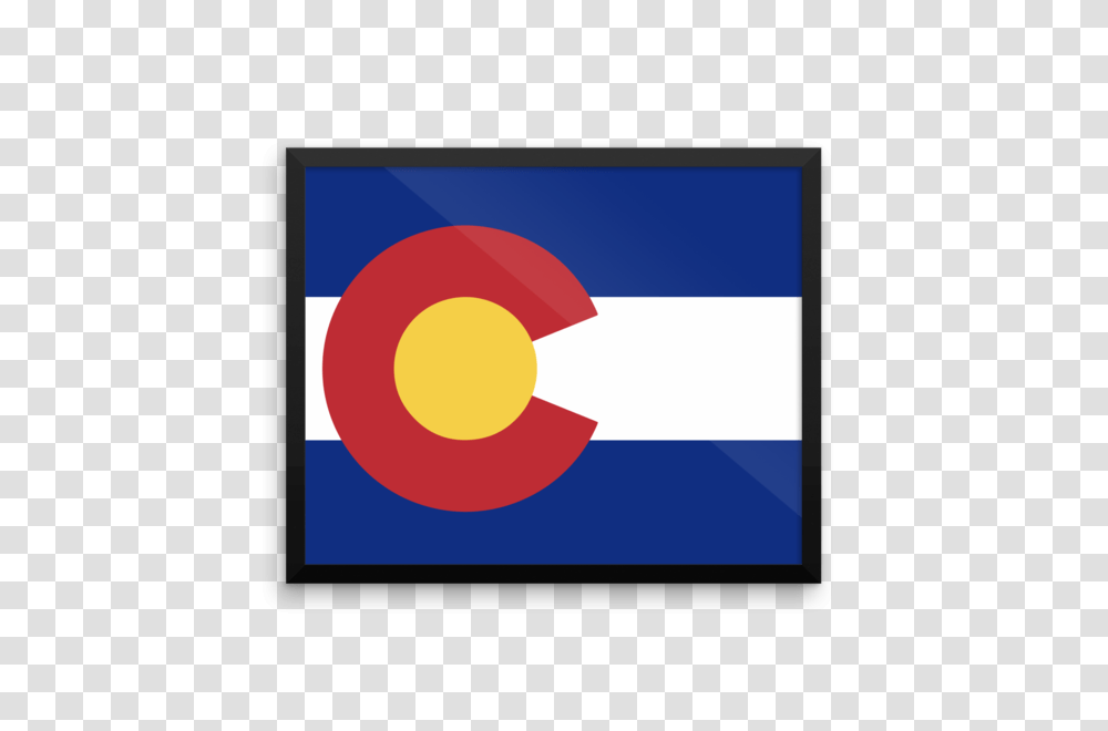 Colorado Flag Premium Luster Photo Paper Framed Poster Colorado Plus, Logo, Trademark Transparent Png