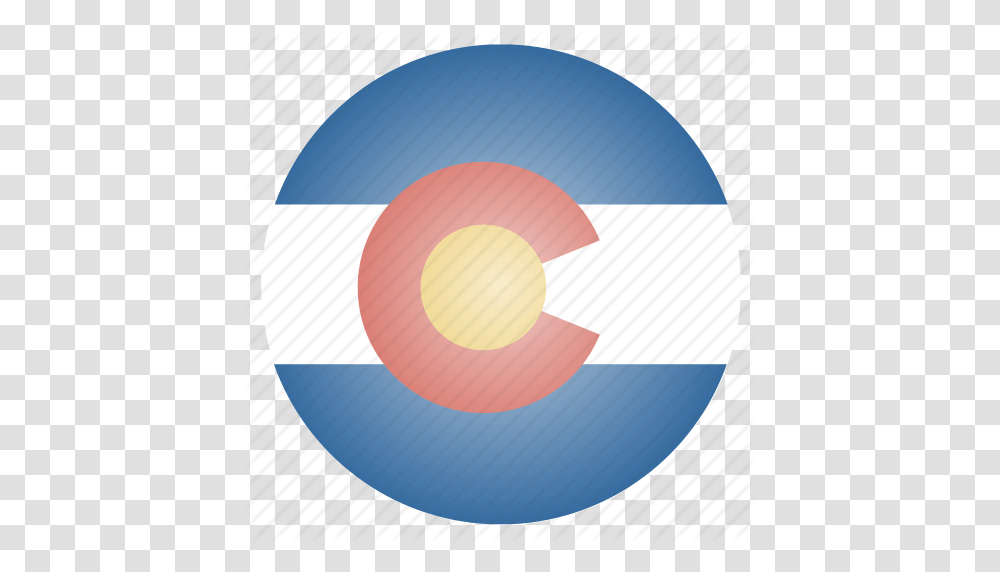 Colorado Flag State Us Icon, Sphere, Nature, Outdoors, Tape Transparent Png