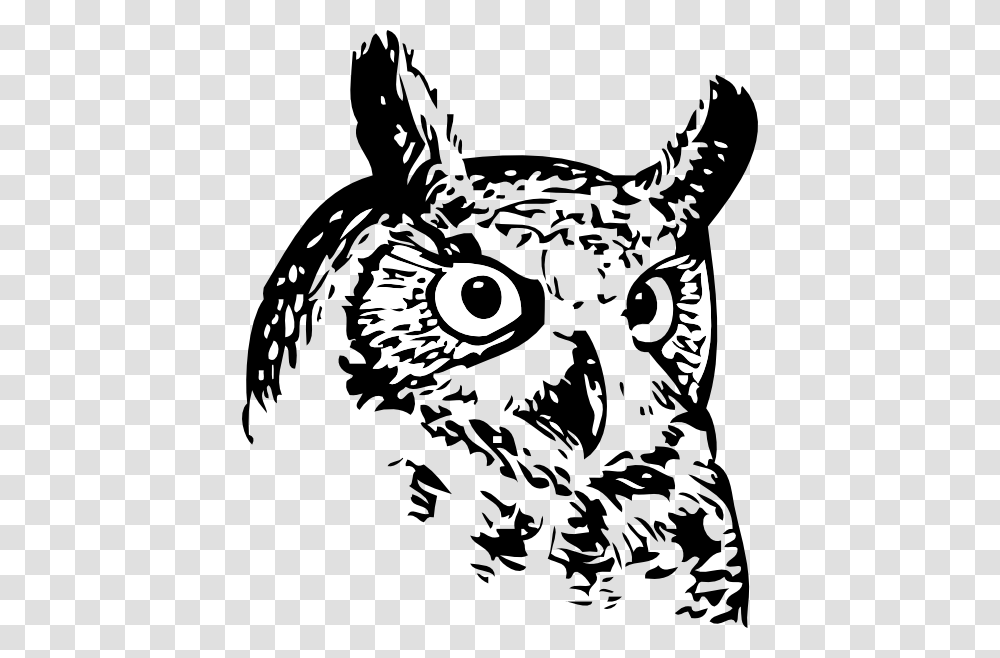 Colorado River Collegiate Academy Owl, Stencil, Animal, Bird Transparent Png