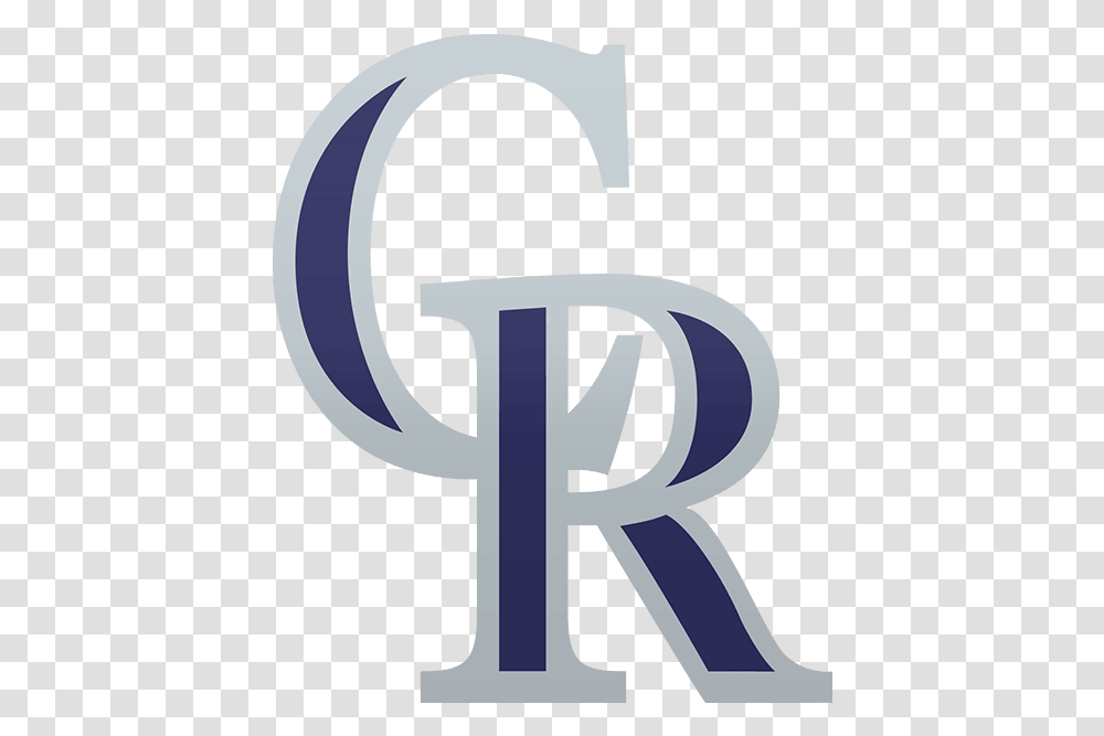 Colorado Rockies Cr Logo Colorado Rockies Logo, Symbol, Text, Alphabet, Word Transparent Png