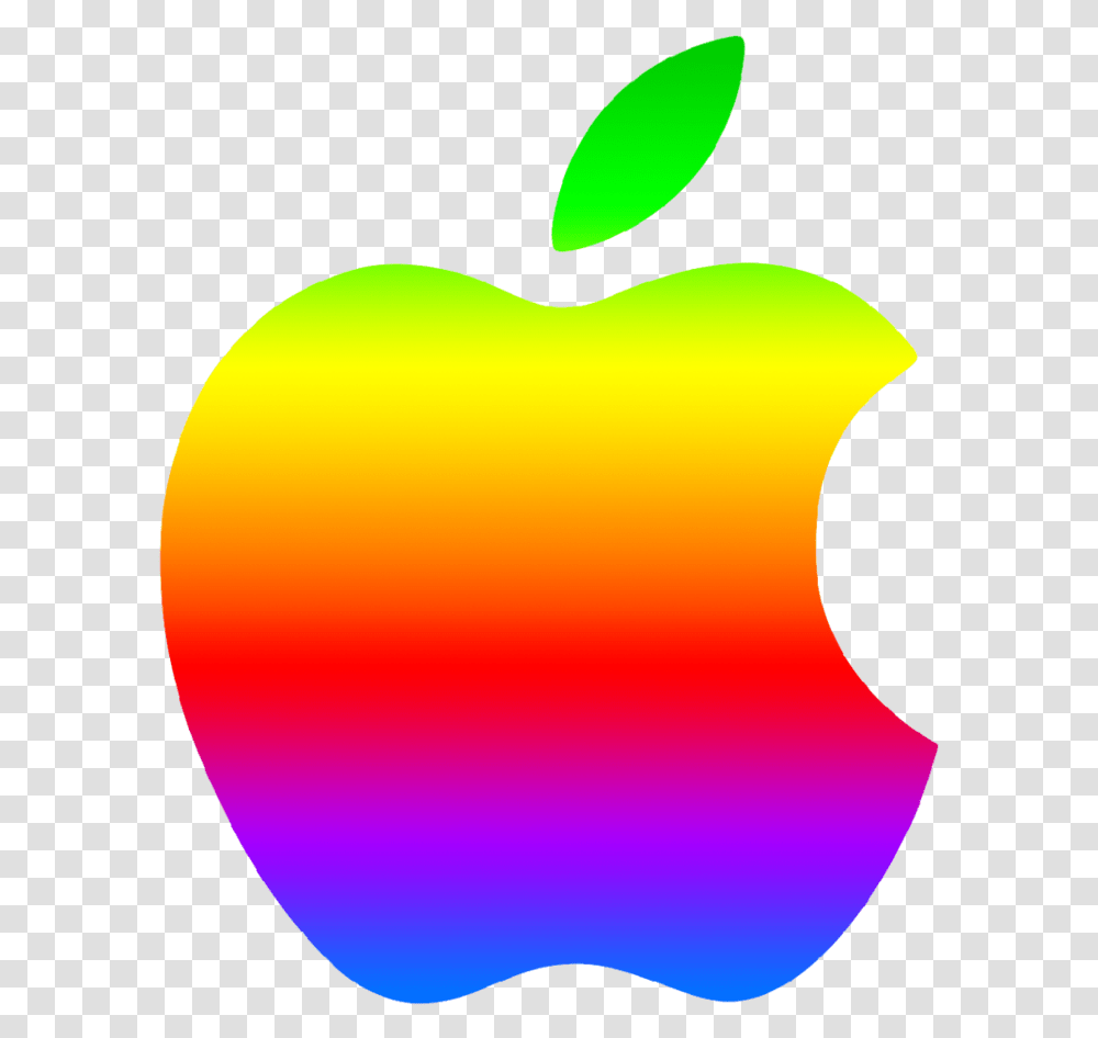 Colored Apple Logo By Apple Logo Colored, Trademark, Balloon Transparent Png