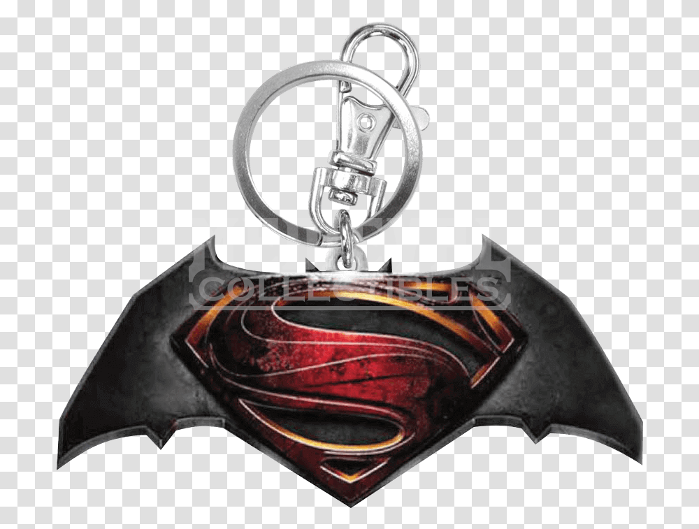 Colored Batman V Superman Keychain Batman Superman Festa, Weapon, Machine, Vehicle Transparent Png