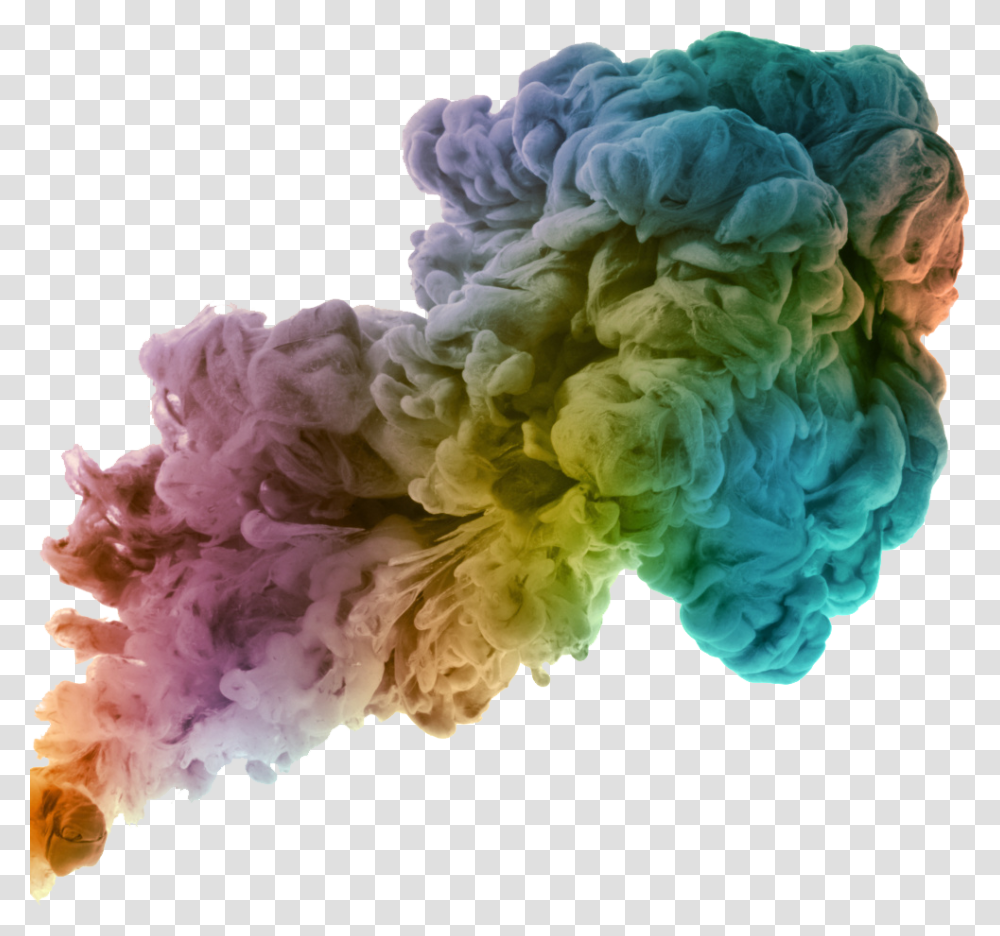 Colored Clouds Color Smoke Cloud, Sponge Transparent Png