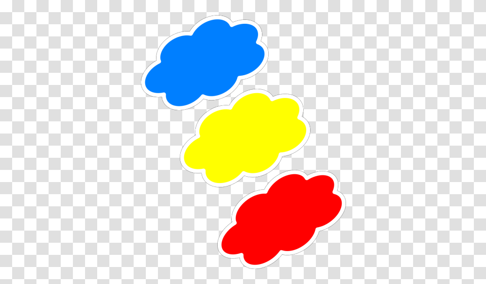 Colored Clouds Svg Clip Art For Web Download Clip Art Clipart Coloured Clouds, Hand, Stain, Graphics Transparent Png