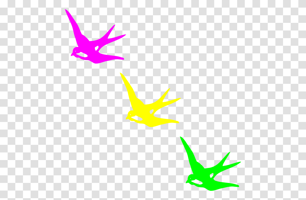 Colored Clouds Swallow, Bird, Animal Transparent Png