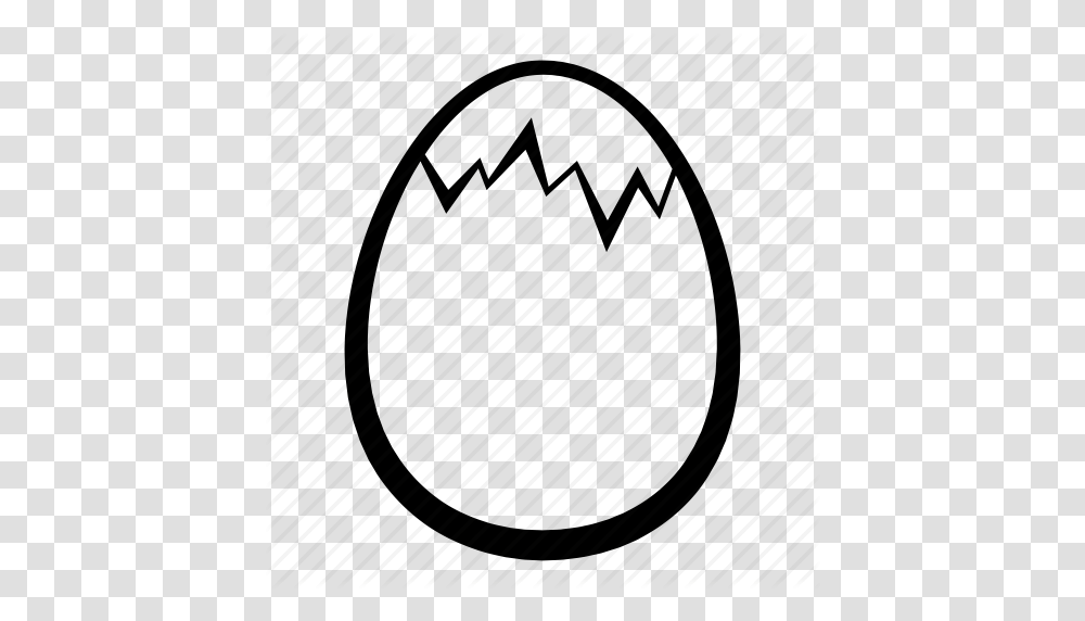 Colored Cracked Decoration Easter Egg Holiday Hunt Icon, Food, Oval Transparent Png