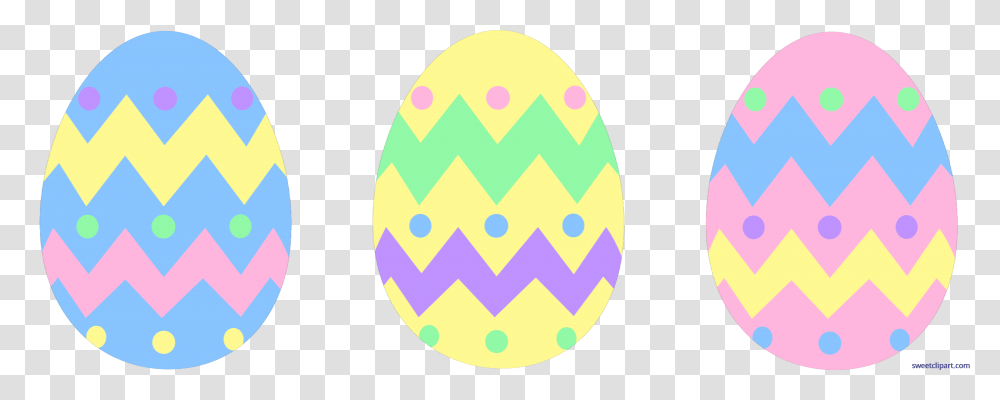 Colored Easter Eggs Clip Art, Food Transparent Png