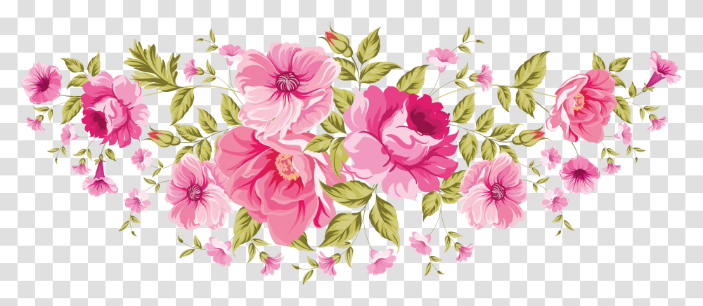 Colored Floral Image Background Arts Vector Vintage Flowers, Plant, Blossom, Carnation, Peony Transparent Png