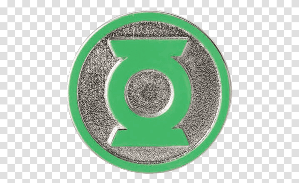 Colored Green Lantern Logo Lapel Pin Emblem, Rug, Symbol, Trademark, Text Transparent Png