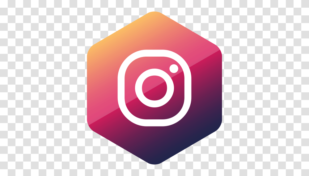 Colored Hexagon High Quality Instagram Media Social Social, Label Transparent Png