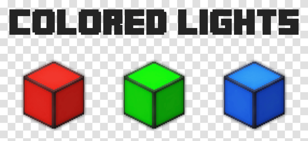 Colored Lights Mod 1.12, Rubix Cube, Box, Furniture Transparent Png