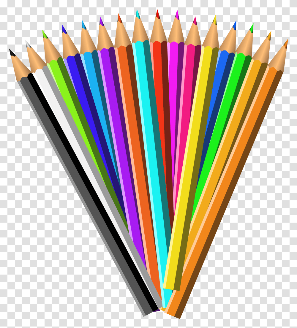 Colored Pencil Clipart, Brush, Tool Transparent Png