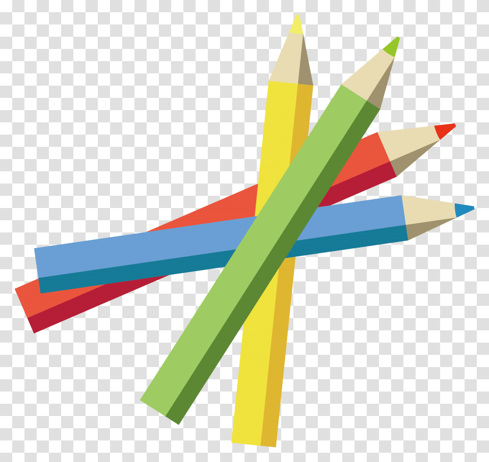 Colored Pencil, Hammer, Tool Transparent Png