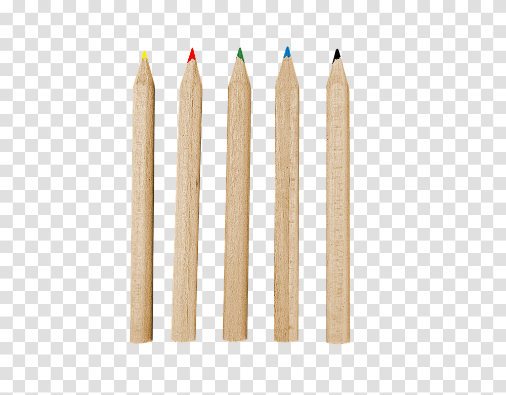 Colored Pencils 960, Fence, Candle, Picket Transparent Png