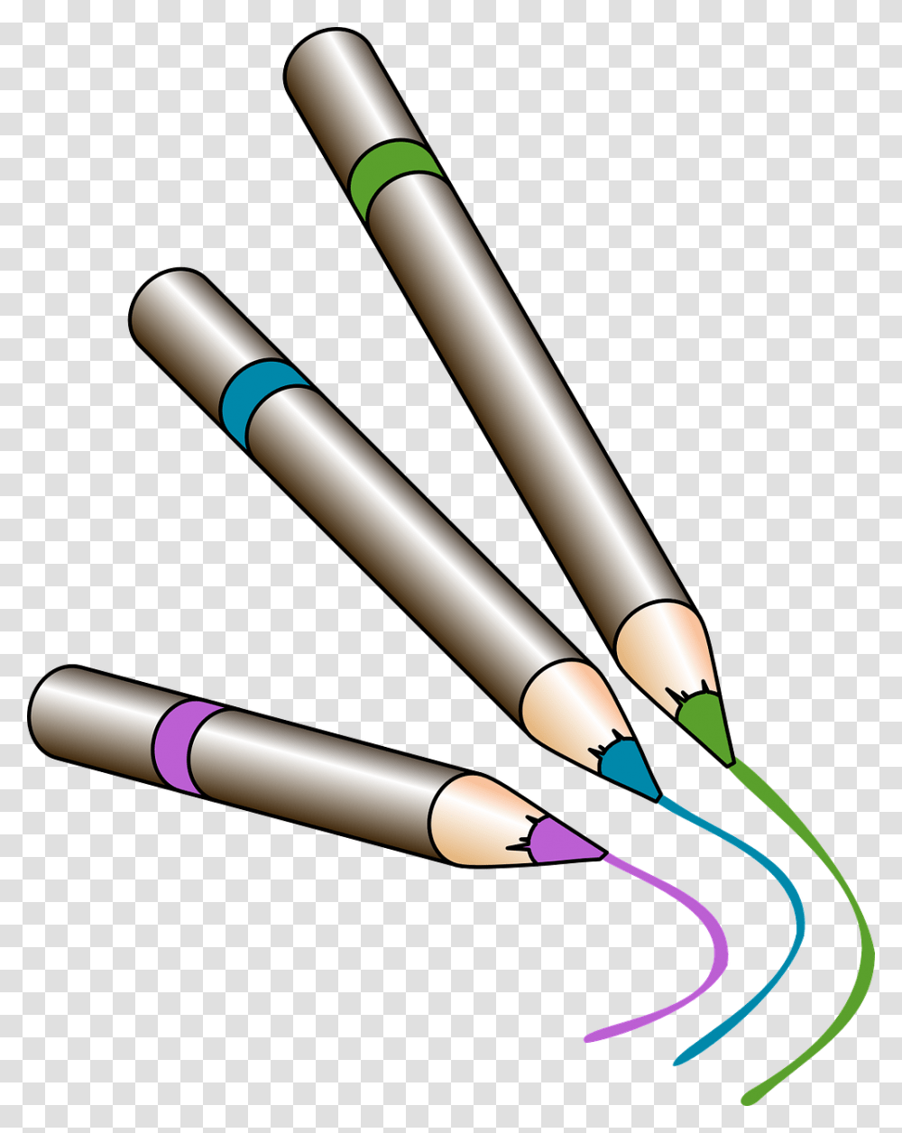 Colored Pencils Clipart, Crayon, Baseball Bat, Team Sport, Sports Transparent Png