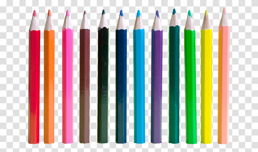 Colored Pencils Cylinder, Crayon Transparent Png
