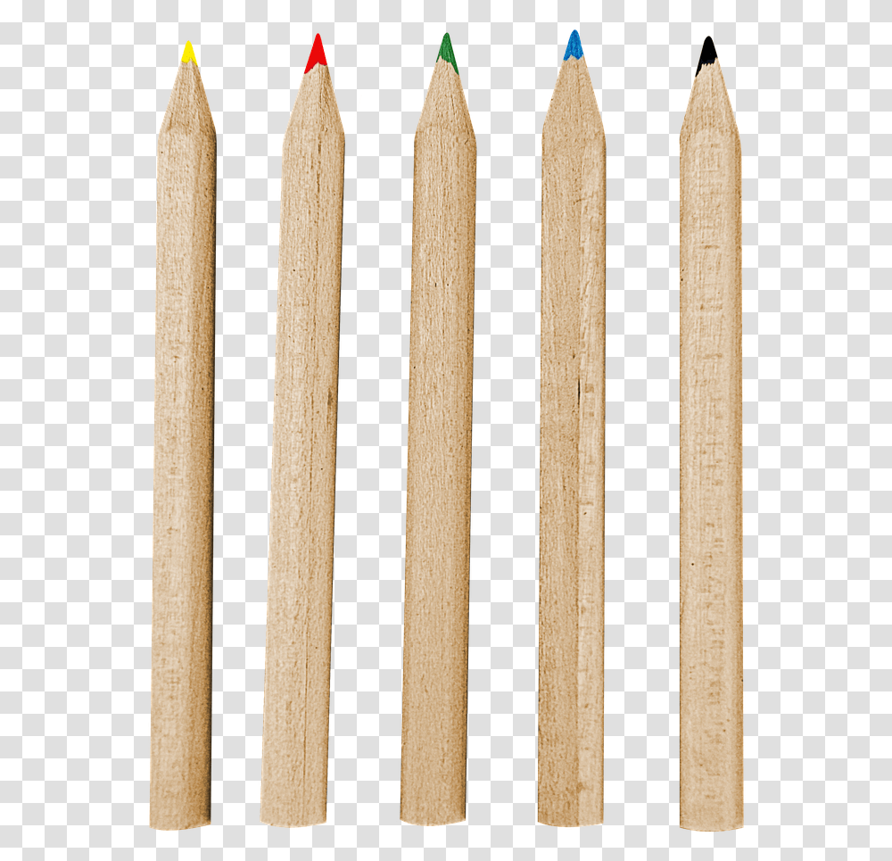 Colored Pencils Wooden Pencils Pencils Free Picture Wooden Pencils, Plywood, Fence, Hardwood, Plant Transparent Png