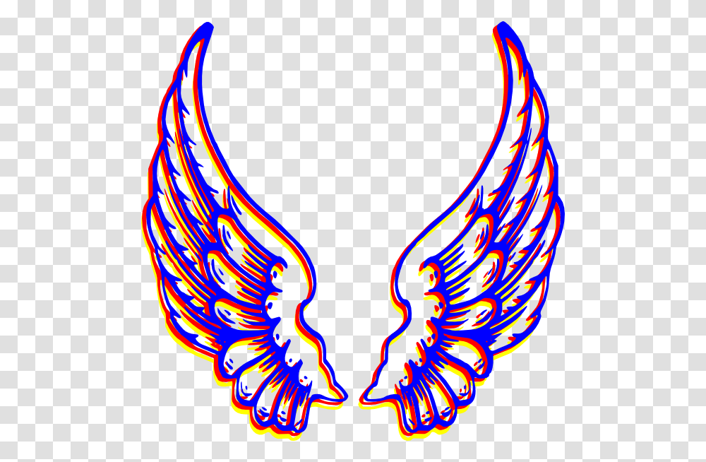 Colored Wings And Free Image, Logo, Trademark, Emblem Transparent Png