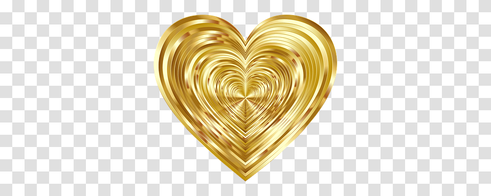 Colorful Emotion, Rug, Heart, Gold Transparent Png