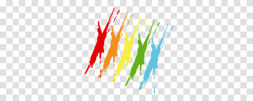 Colorful Person, Modern Art Transparent Png