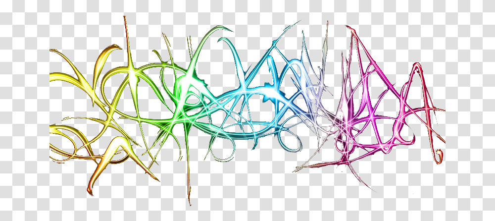 Colorful Abstract Lines Illustration, Light, Neon, Bicycle, Vehicle Transparent Png