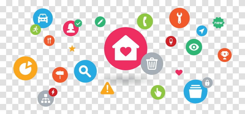 Colorful Amp Trendy Icon Pack For Your Next Project Trendy Icons Transparent Png