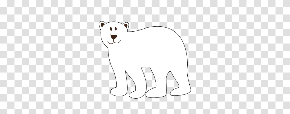 Colorful Animal Polar Black White Art Clip Art, Mammal, Wildlife, Bear, Polar Bear Transparent Png