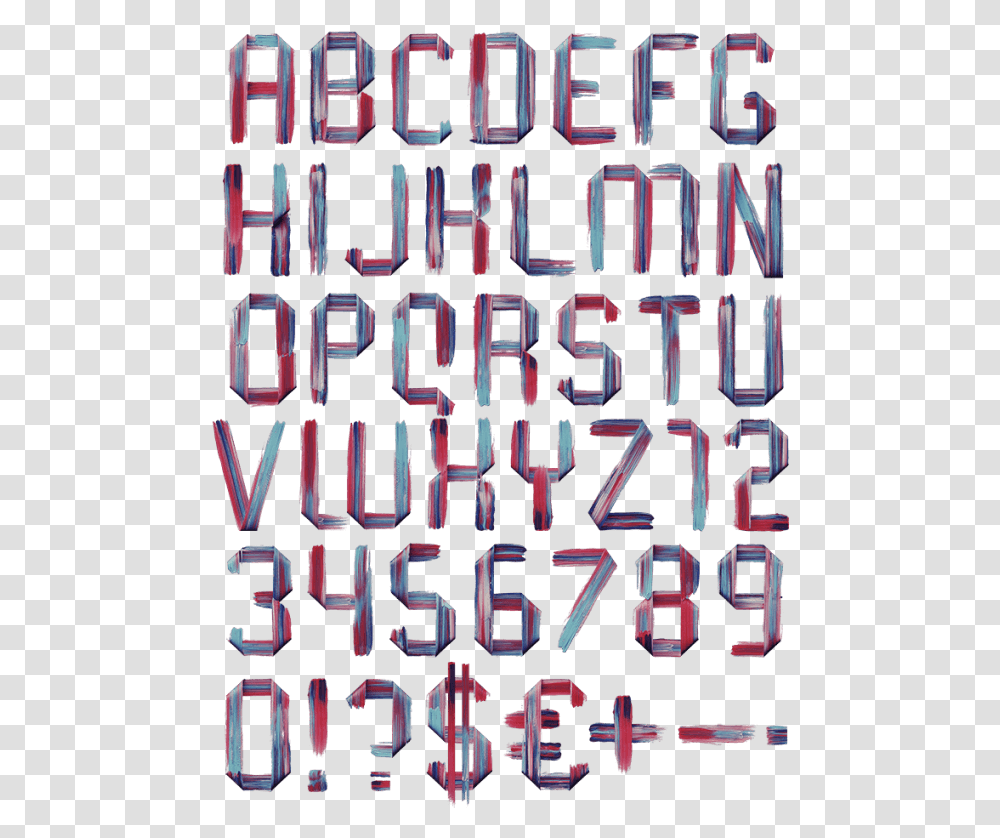 Colorful Artistic Font Art, Alphabet, Word, Letter Transparent Png
