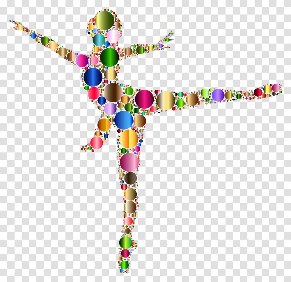 Colorful Ballet Dancer Circles 3 Clip Arts Ballet, Metropolis, City, Urban, Building Transparent Png