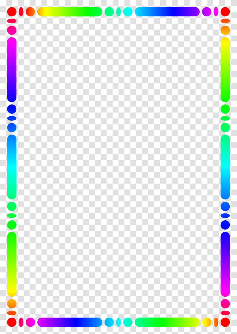 Colorful Border, Pattern, Number Transparent Png