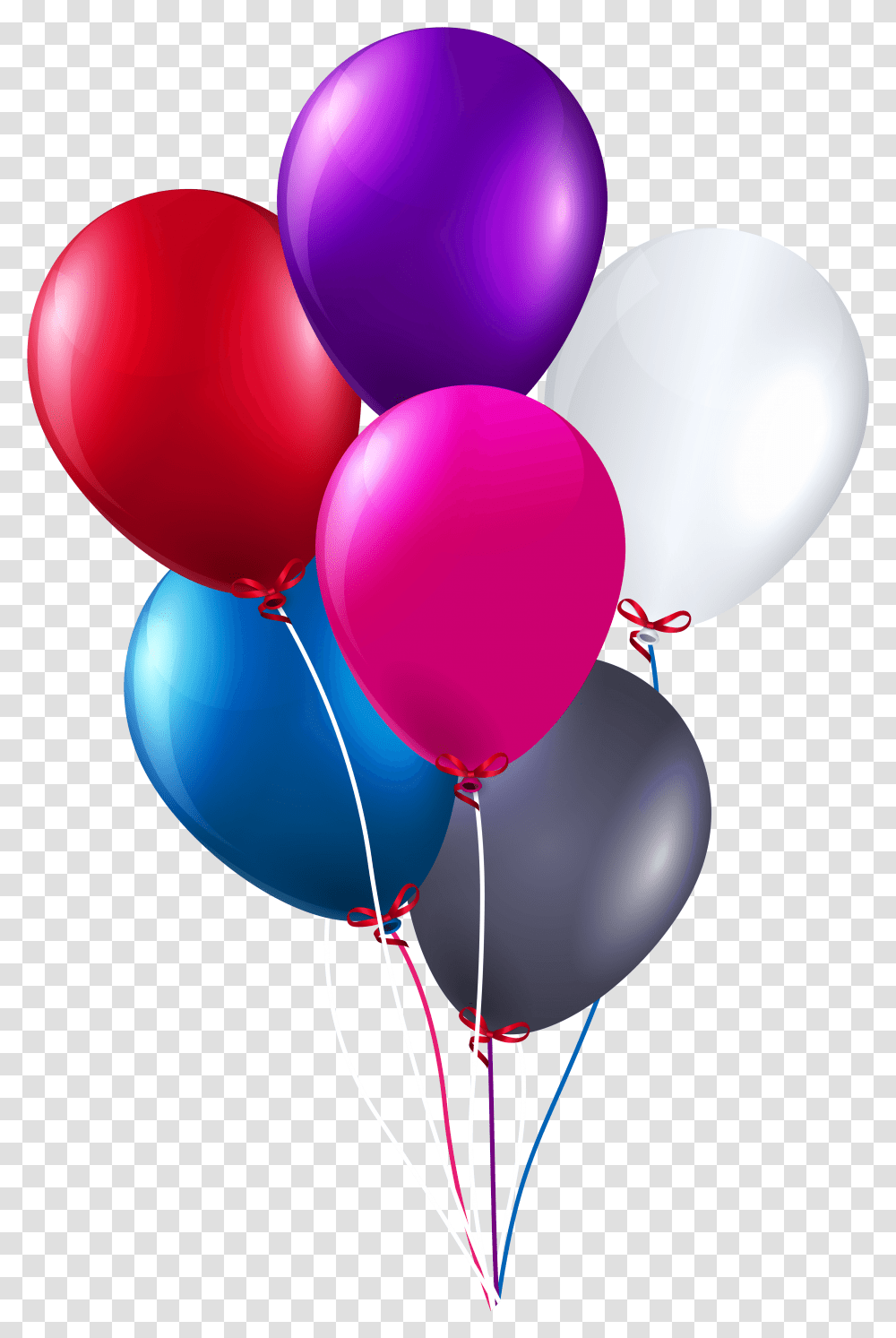 Colorful Bunch Of Balloons Clipart Image Birthday Balloons Clipart, Sphere Transparent Png