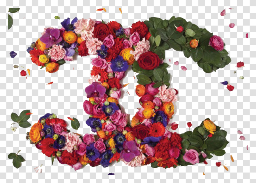 Colorful Chanel, Wreath, Plant, Flower, Blossom Transparent Png