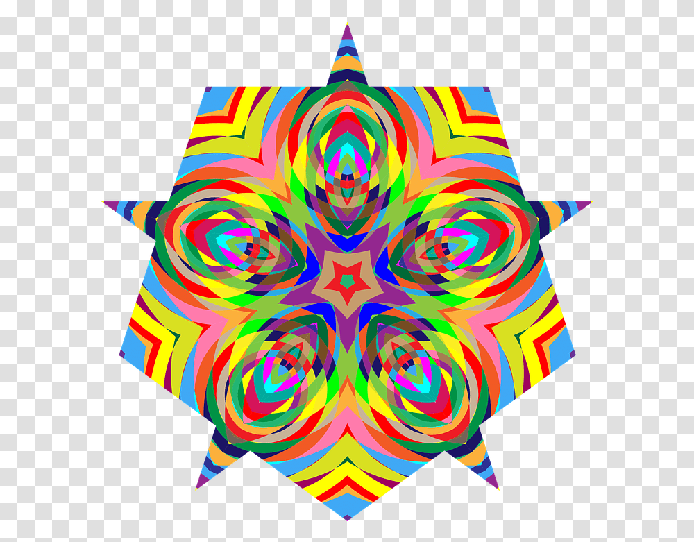 Colorful Chromatic Psychedelic Psychedeli, Ornament, Pattern, Graphics, Art Transparent Png